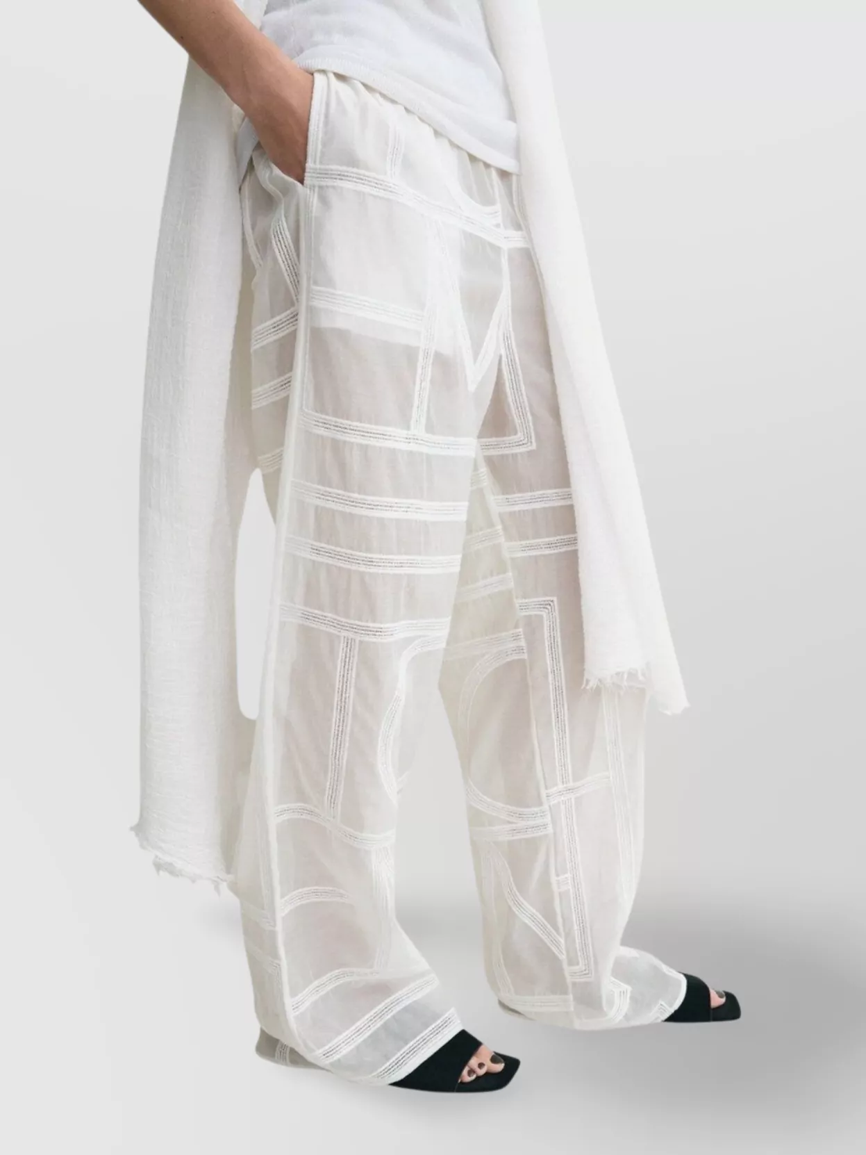 Totême Crochet Monogram Pj Bottoms