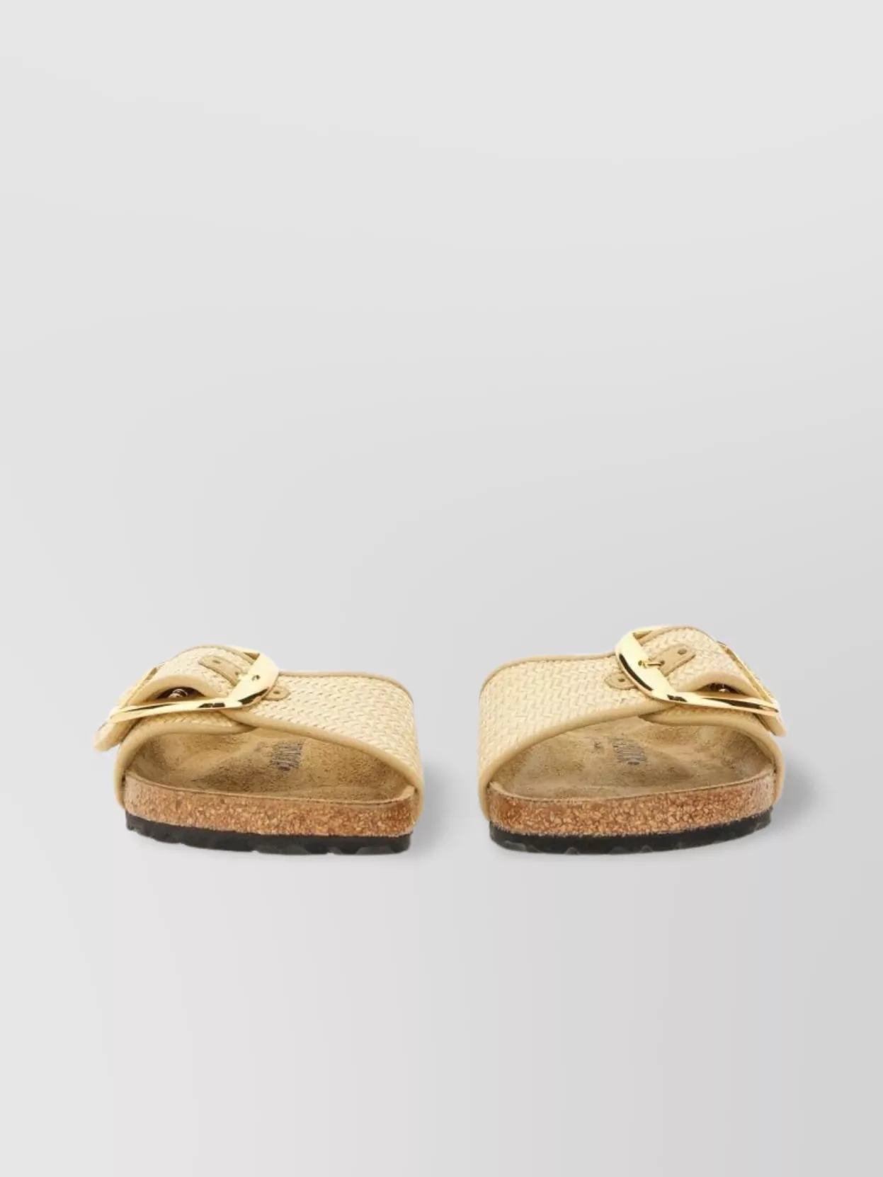 Birkenstock Textured Strap Cork Sole Mules