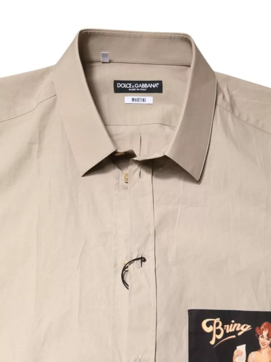 Dolce&Gabbana Cotton Printed Casual Shirt