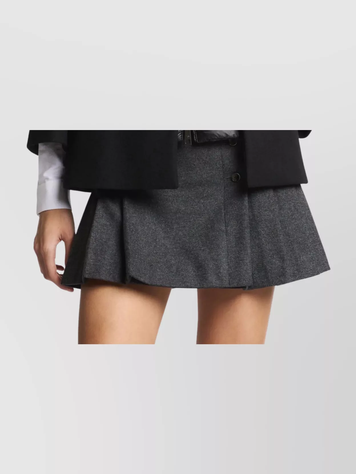 Fay Jacket With Front Pockets And High Collar In Black