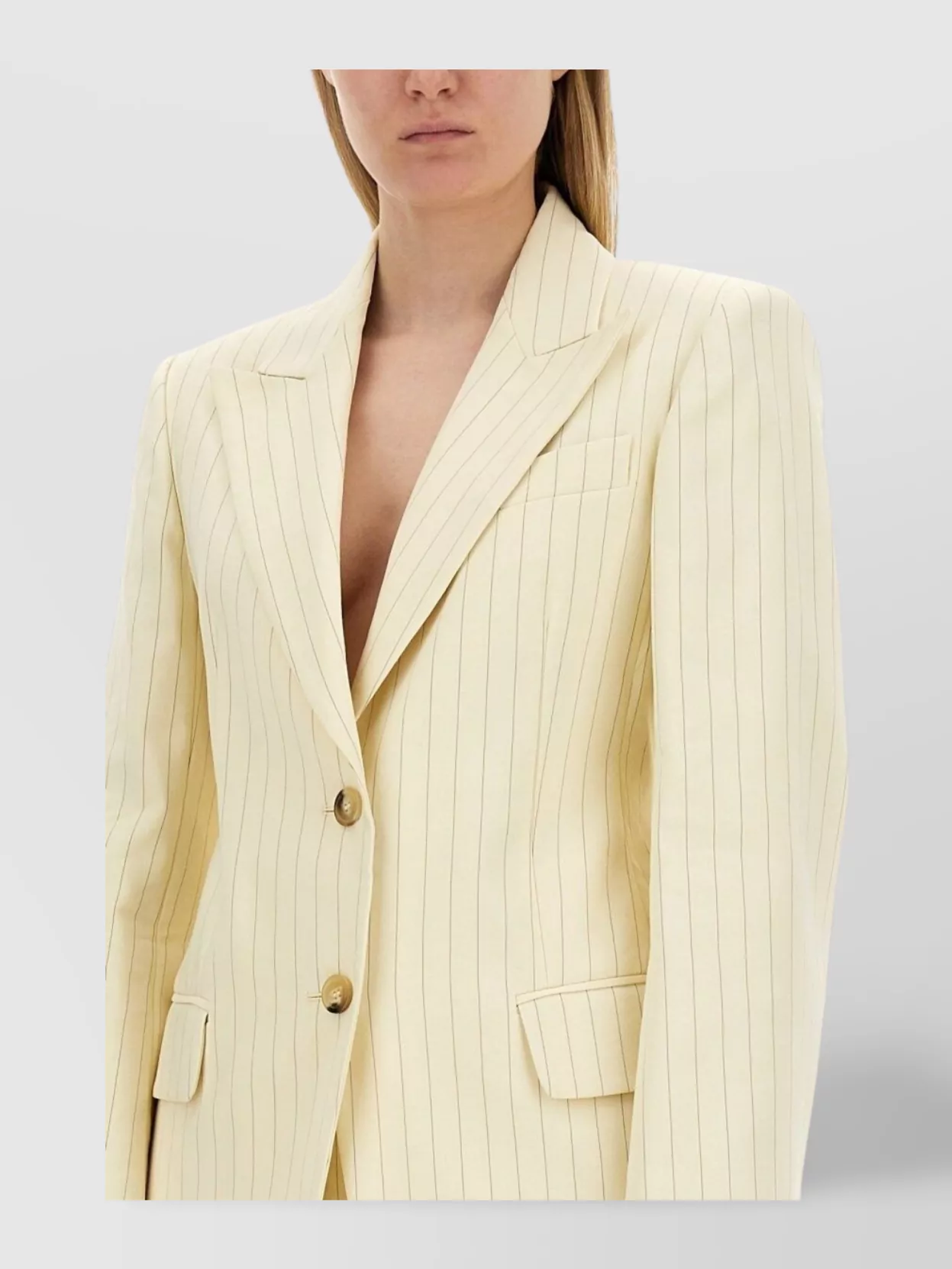 Sportmax Tailored Pinstripe Jacket Notch Lapel