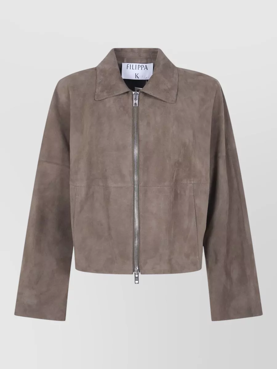 Filippa K Suede Cropped Jacket