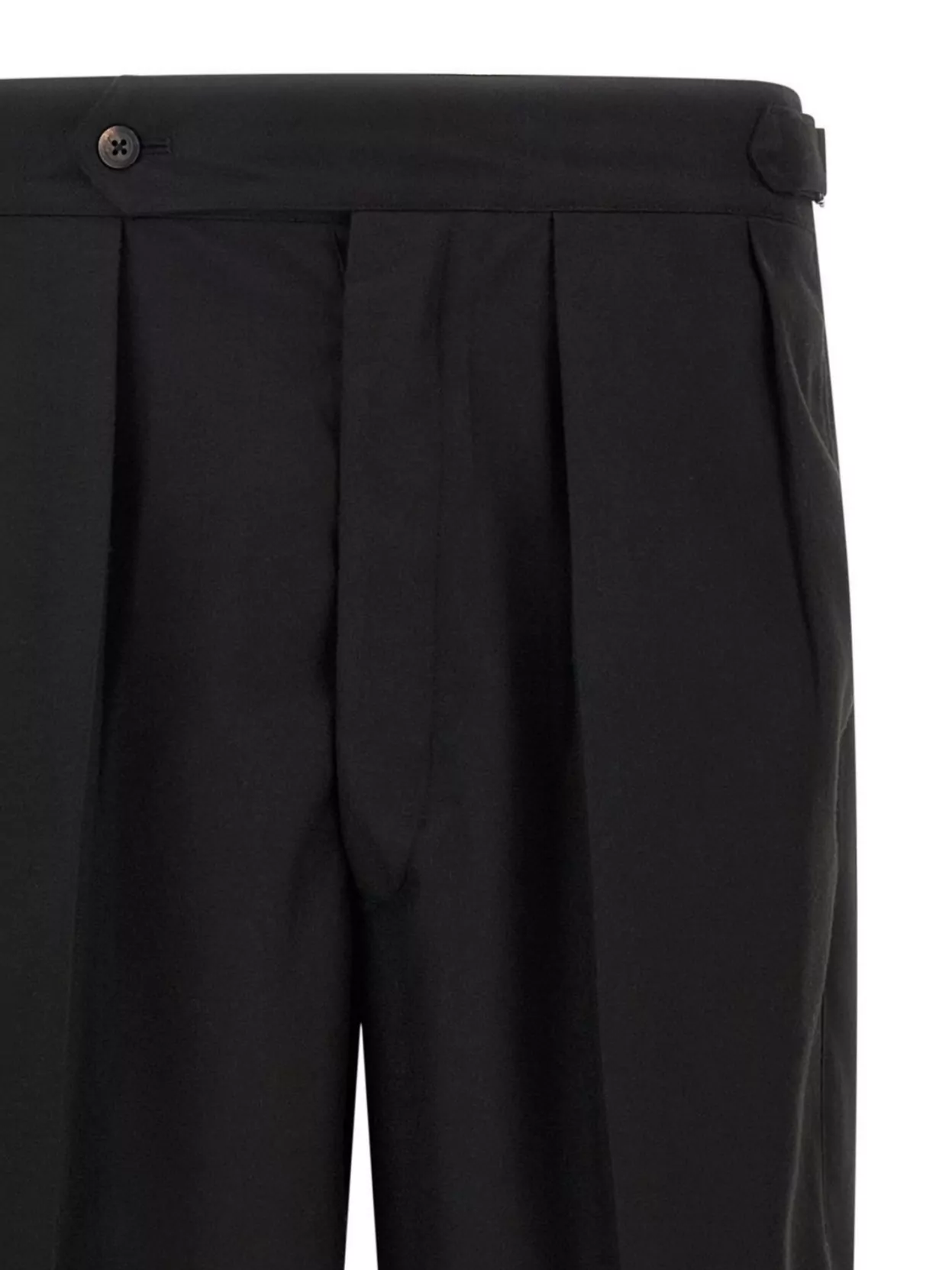 Cellar Door Tailored Trousers With Cuffed Hem And Pleats