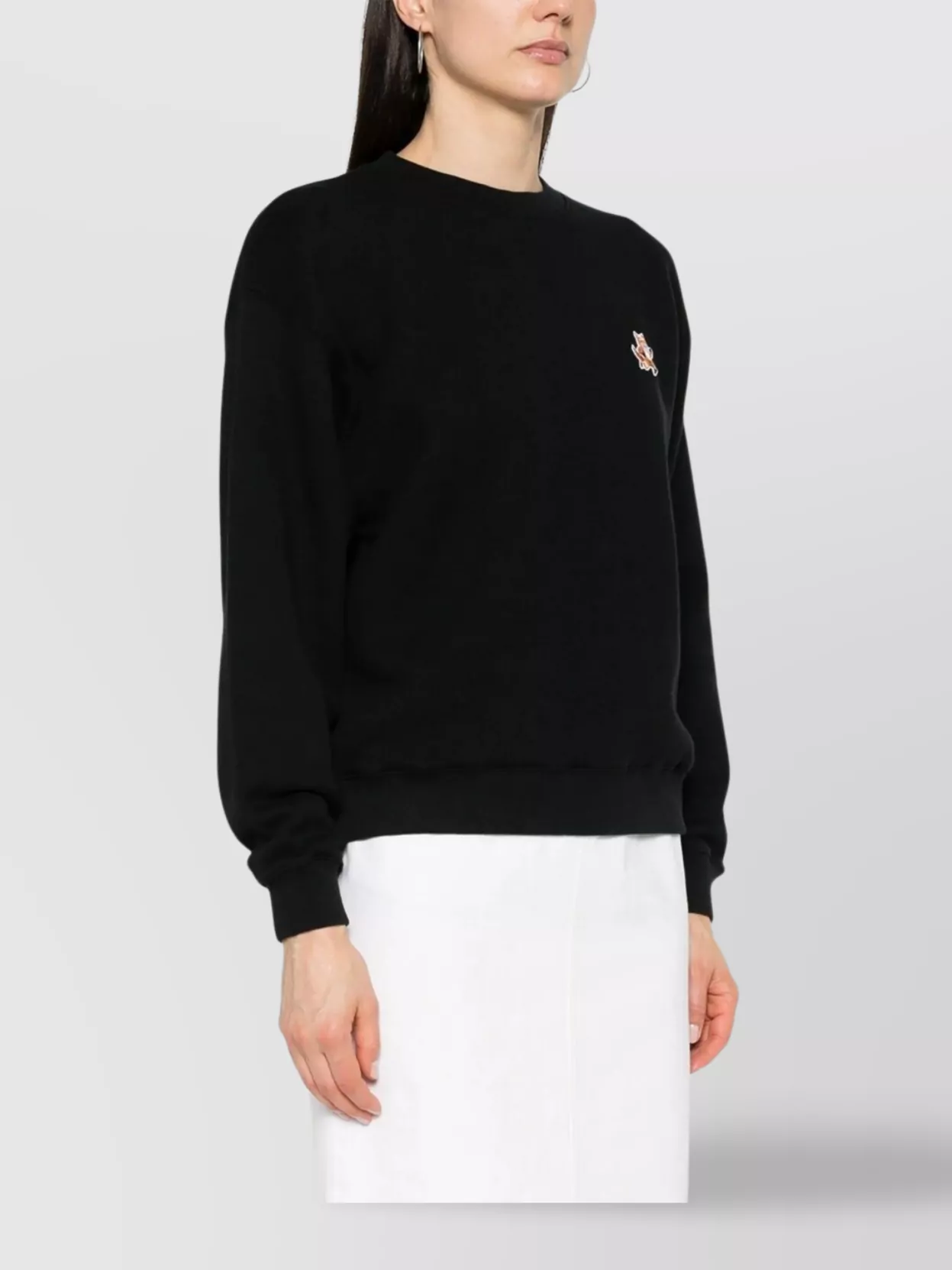 Maison Kitsuné Fox Patch Sweatshirt Comfortable