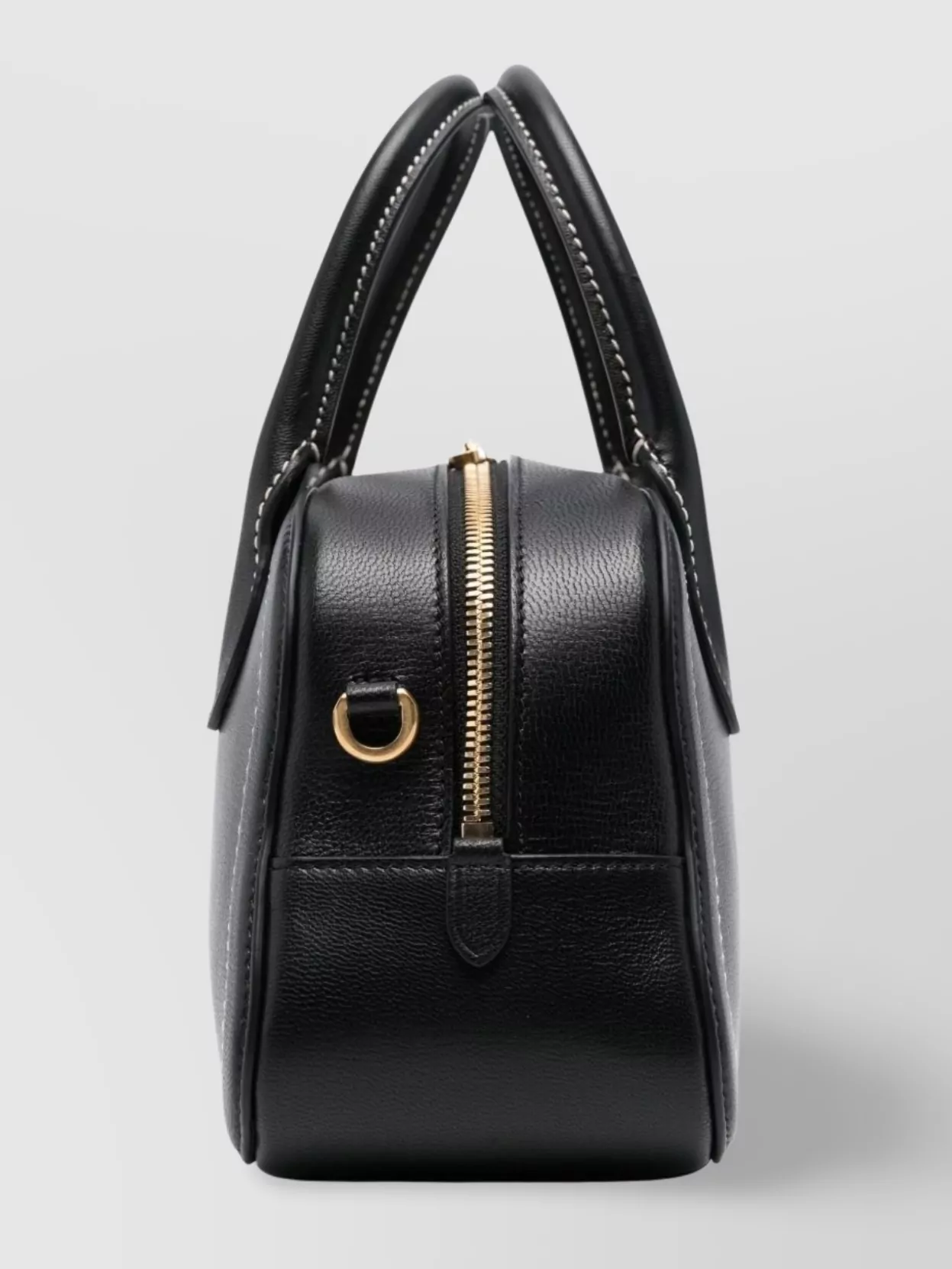 Bally Structured Contrast Shoulder Bag Handles
