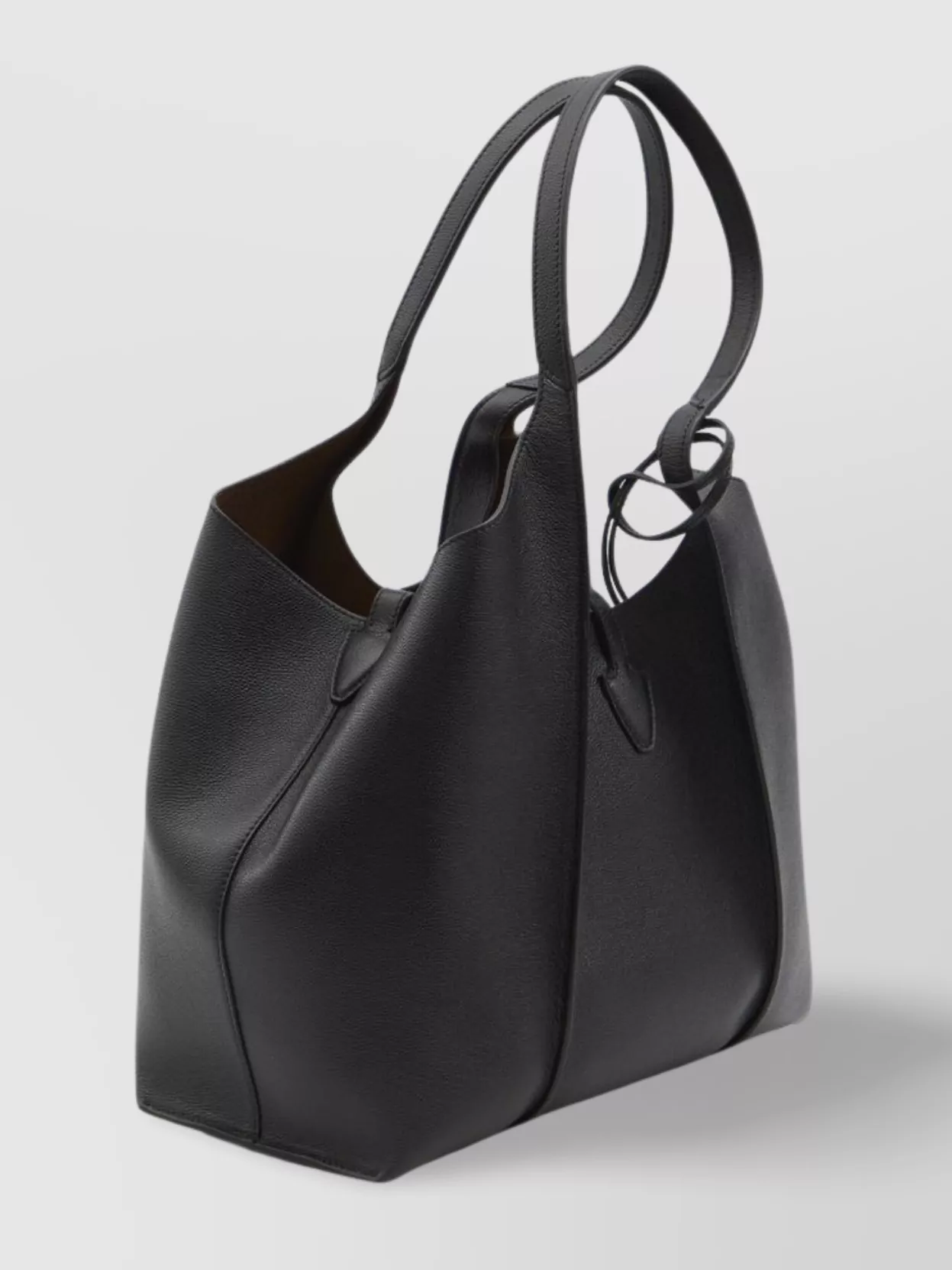 Tod's Small Grained Leather Shopping Tote