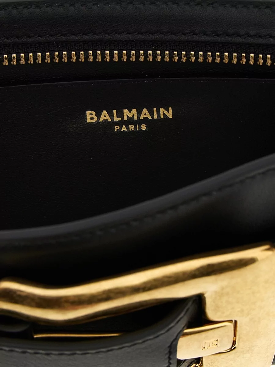 Balmain Anthem Clutch Buckle Detail Chain Strap