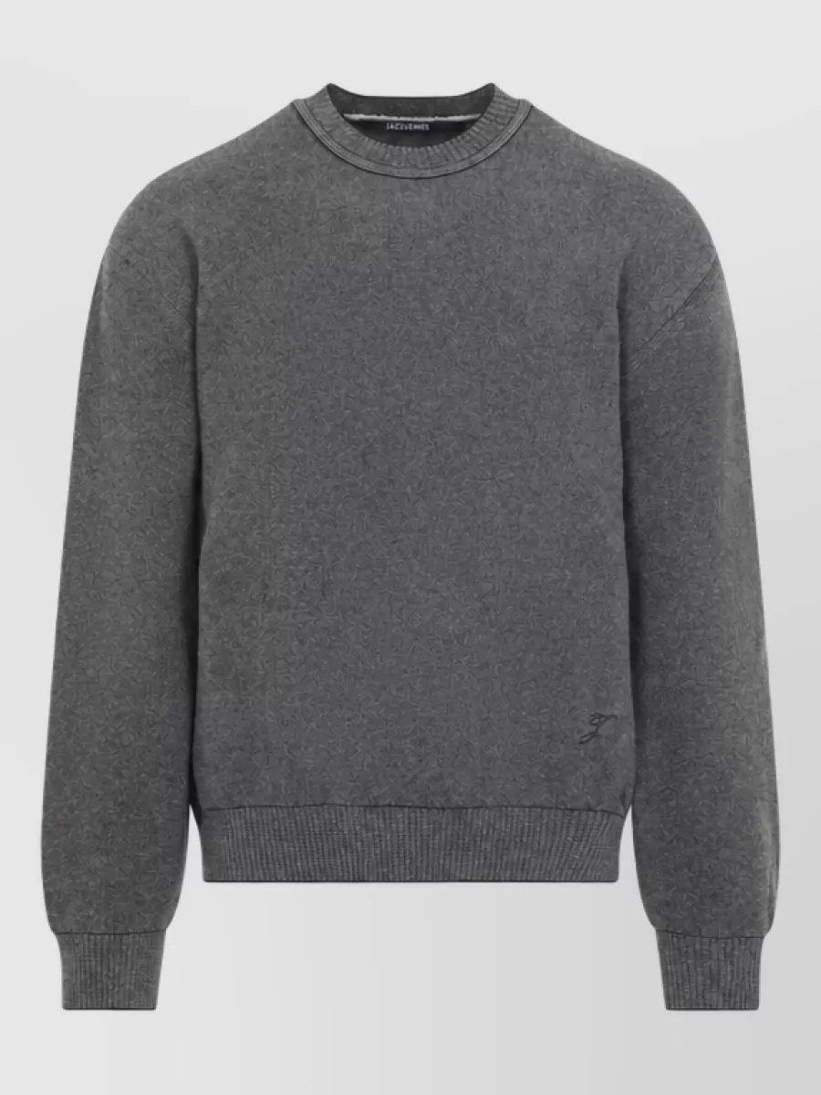 Jacquemus Cashmere merino wool ribbed crew-neck sweater