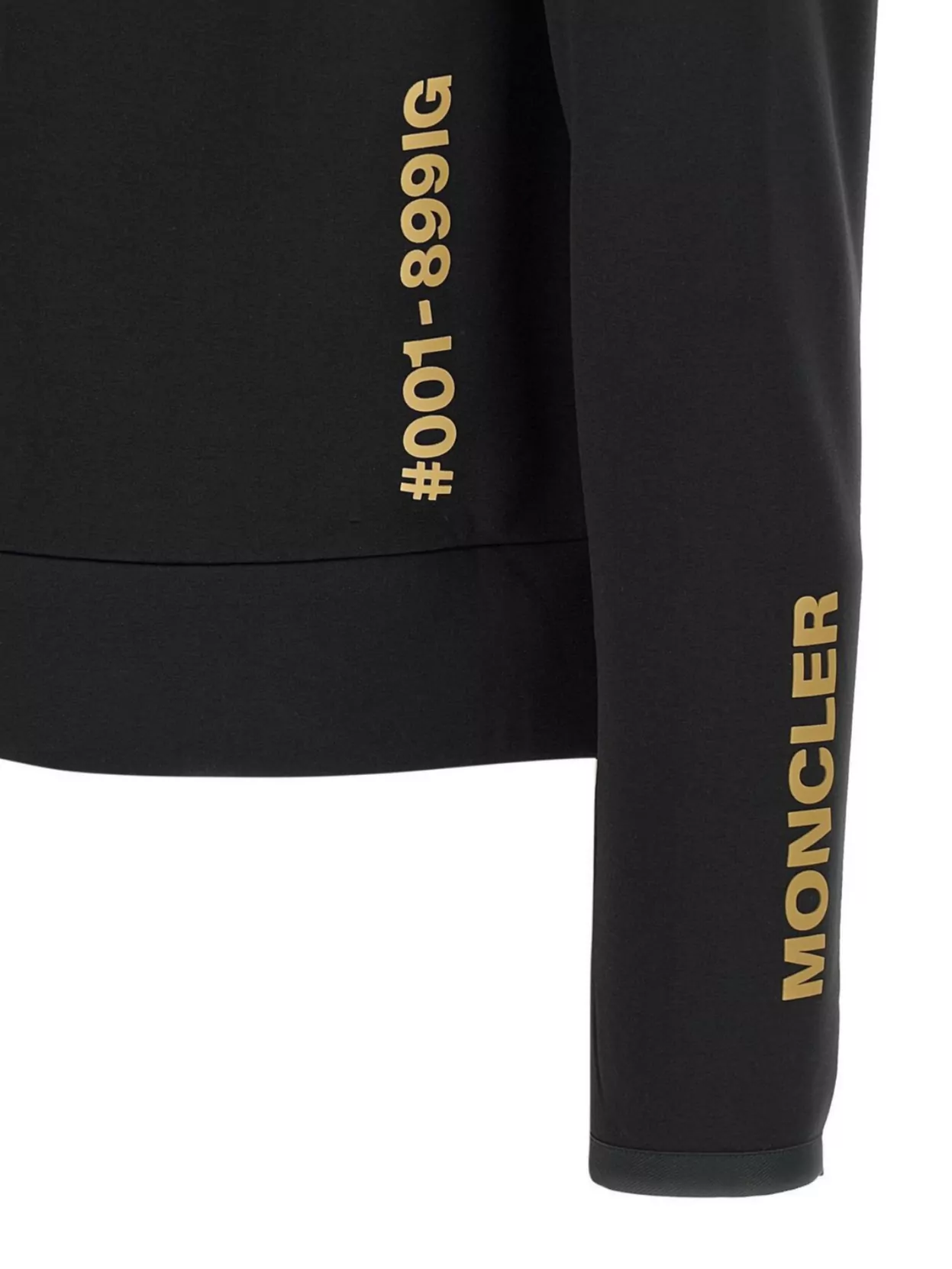 Moncler Grenoble Graphic Print Hooded Knitwear Drawstring