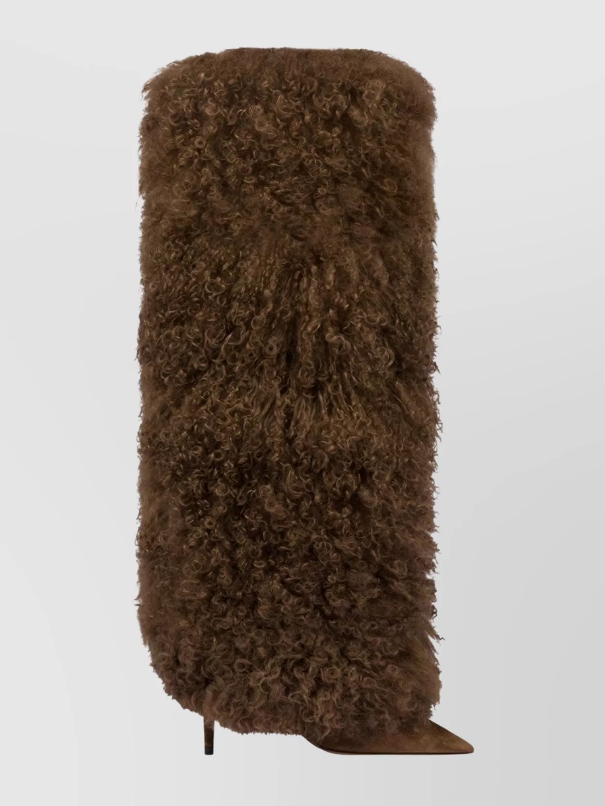 Paris Texas Knee High Stiletto Boot Fur