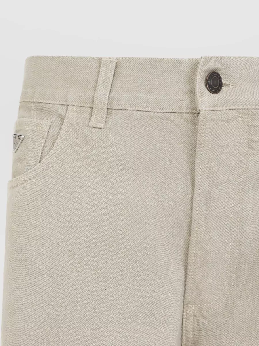 Prada Denim Loose-Fit Straight-Leg Jeans