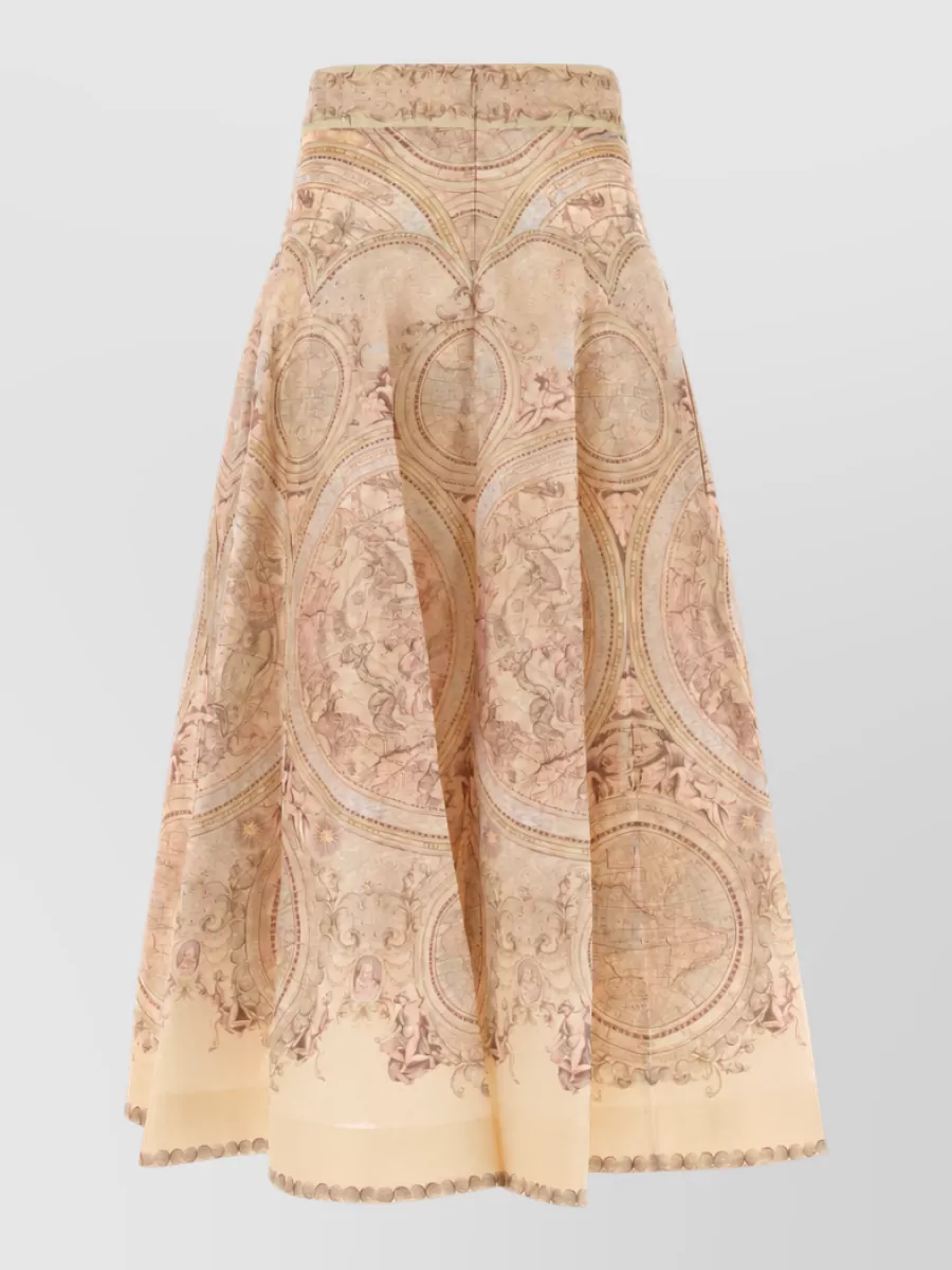 Zimmermann Printed Ascent Full Skirt