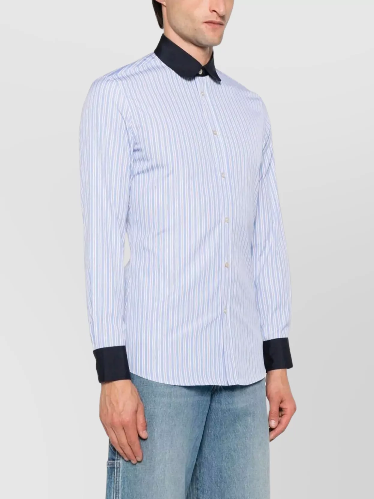 Valentino Garavani Striped Shirt Button Cuffs