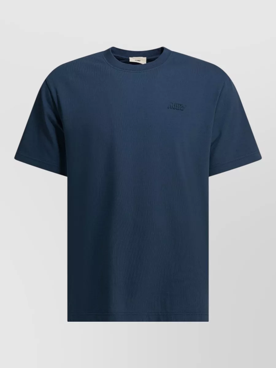 Autry Cotton crew-neck logo-print t-shirt