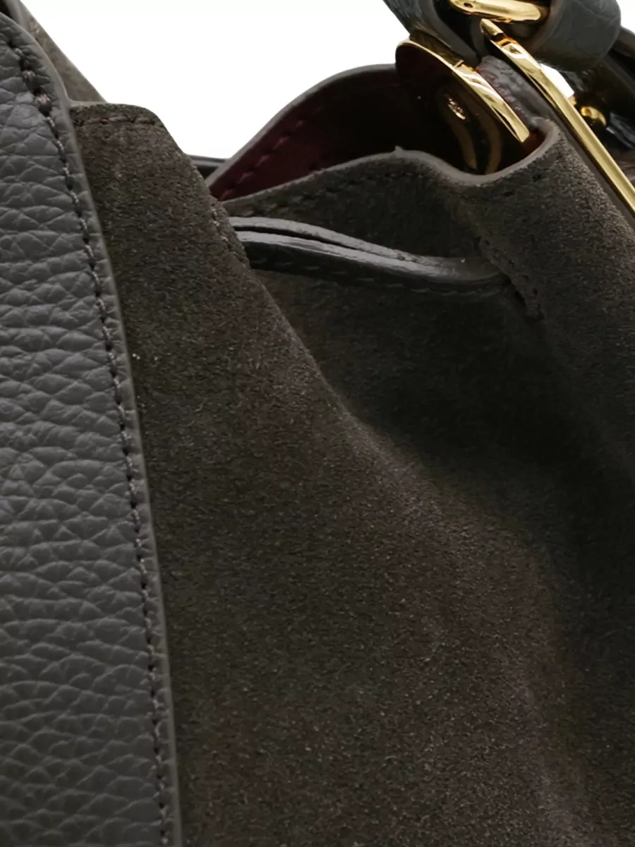 Coccinelle Leather Paneled Bucket Bag