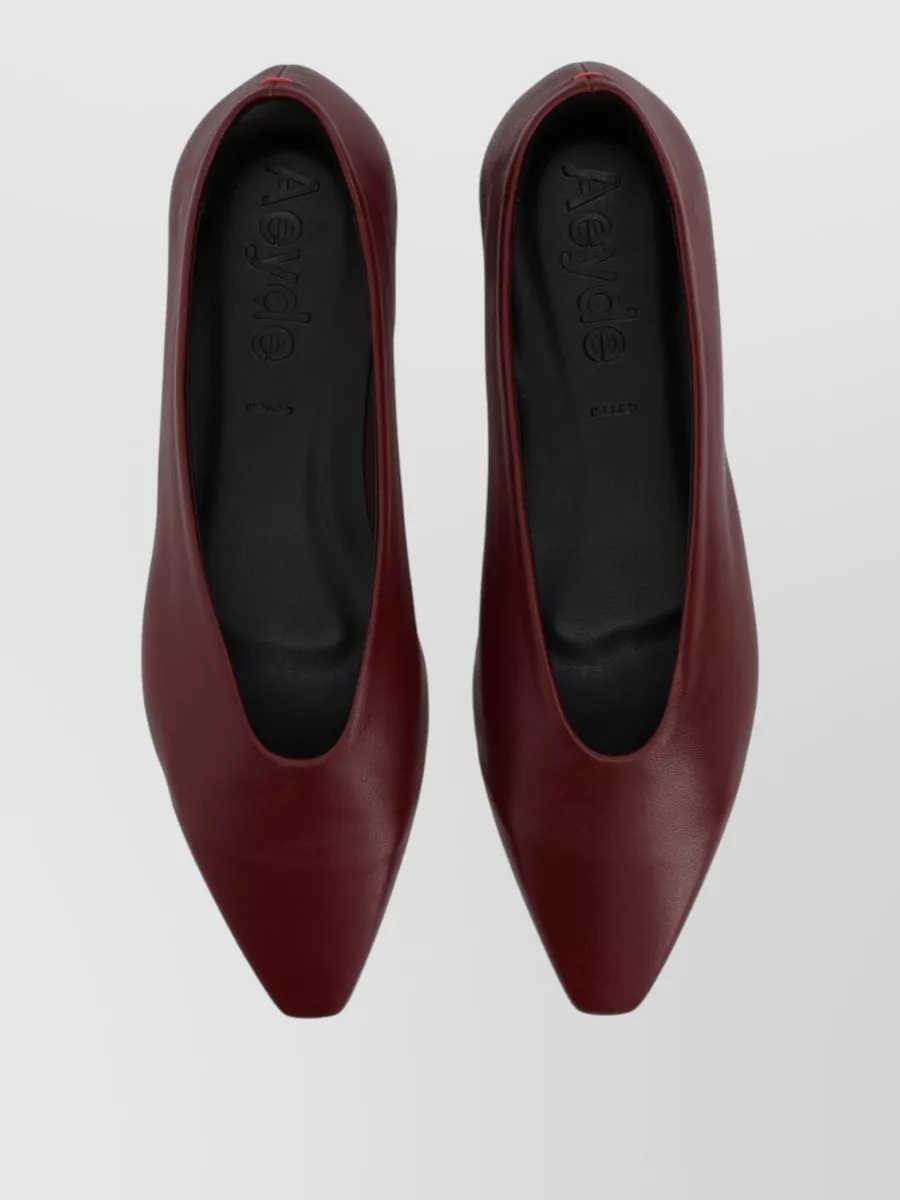 Aeyde Leather Ballerina Flats
