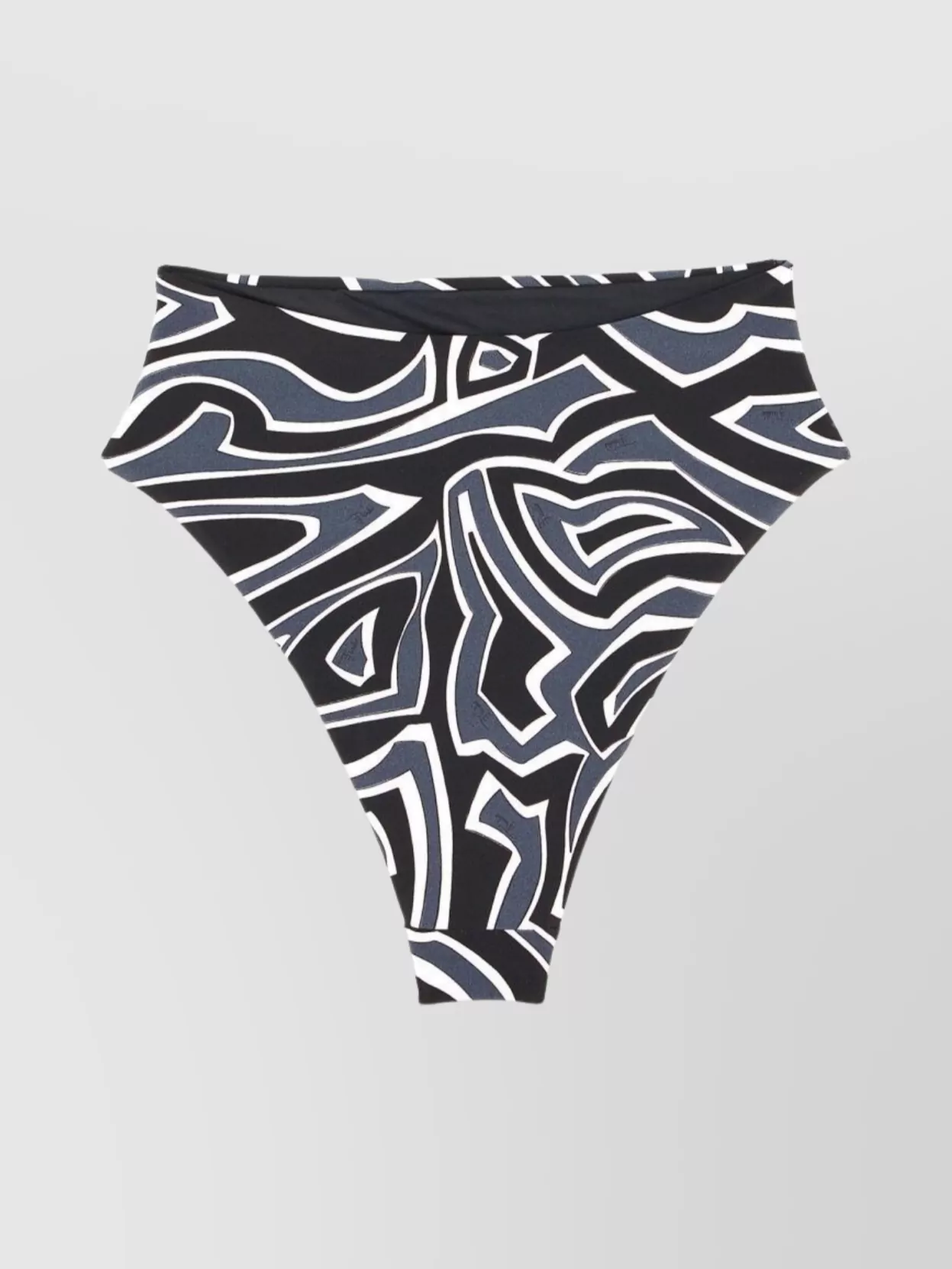 Pucci Abstract Bandeau Two-piece High-waisted Set In Multi