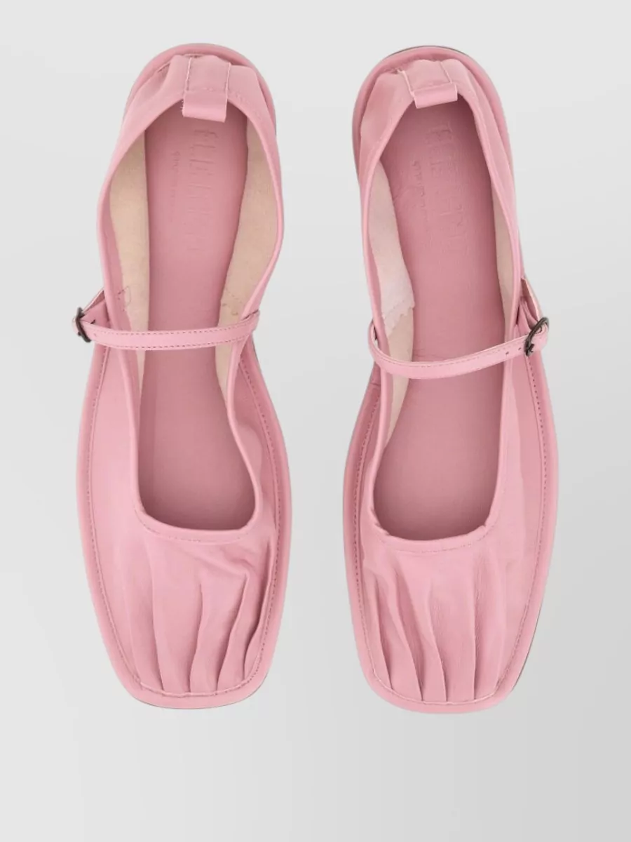 Hereu Leather Ballerina Shoes