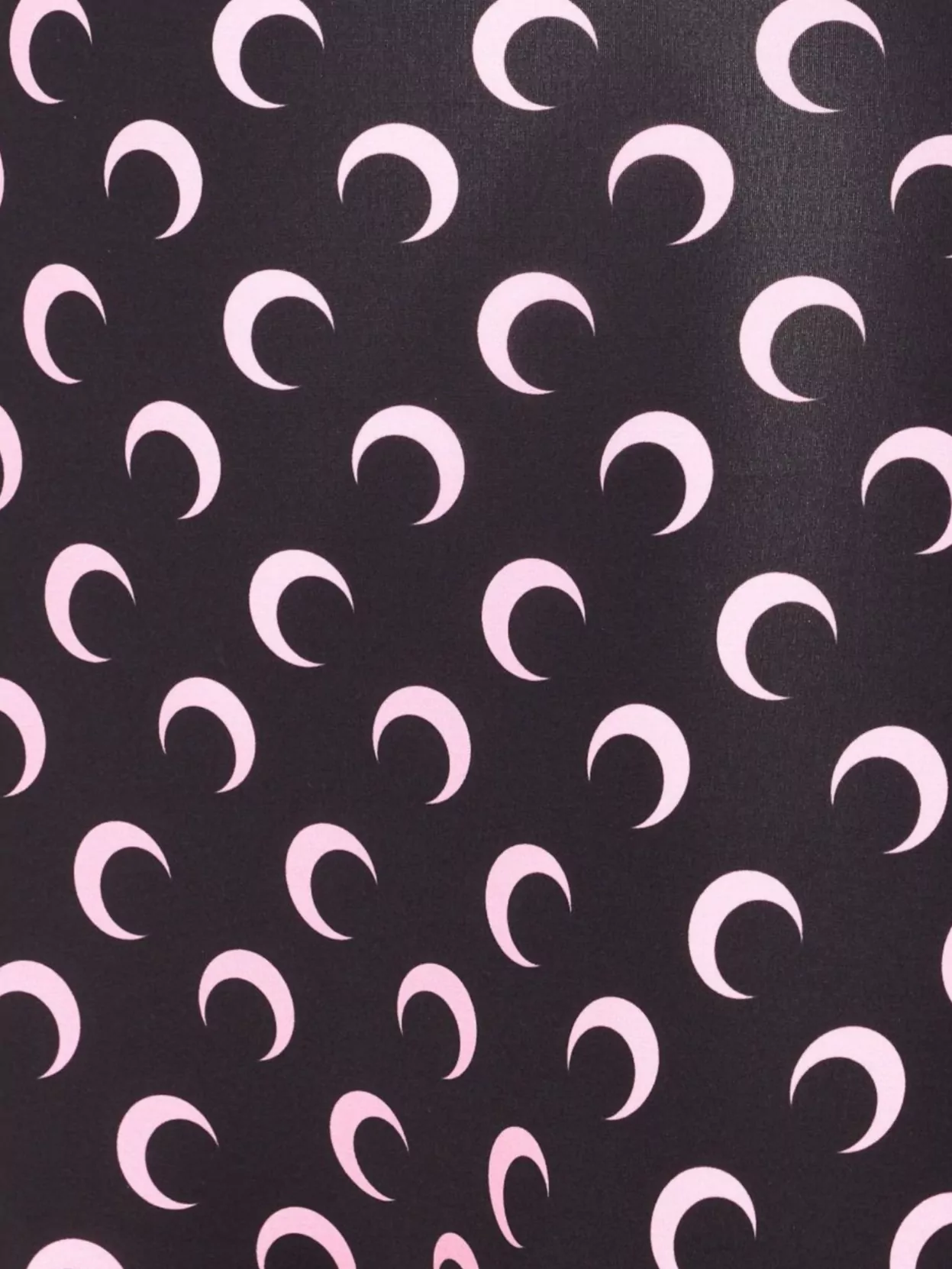 Marine Serre Moon Print Long Sleeve Stretch Dress