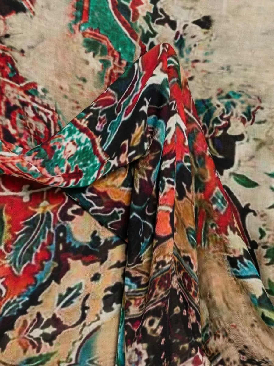 Faliero Sarti Cashmere Floral Print Scarf
