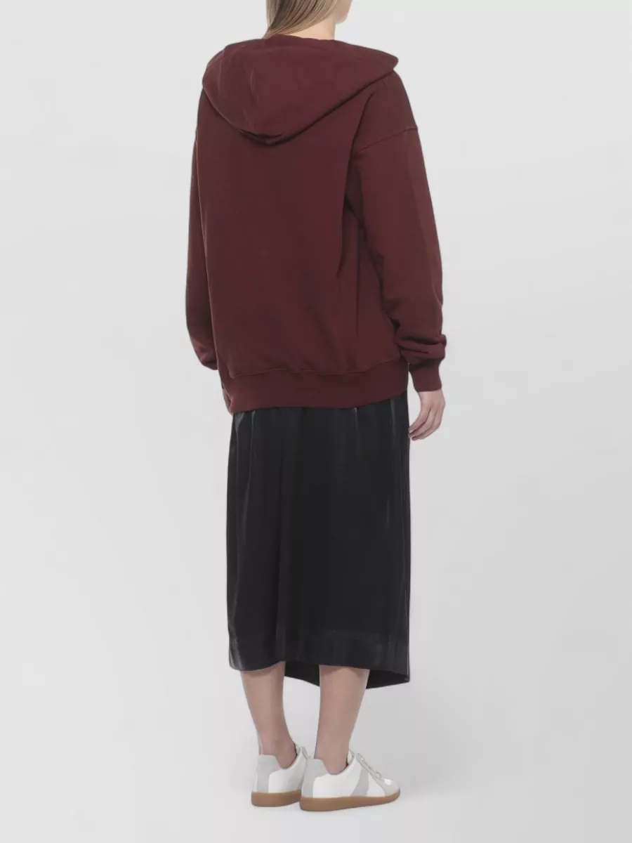 Maison Margiela Ribbed-Trim Hoodie