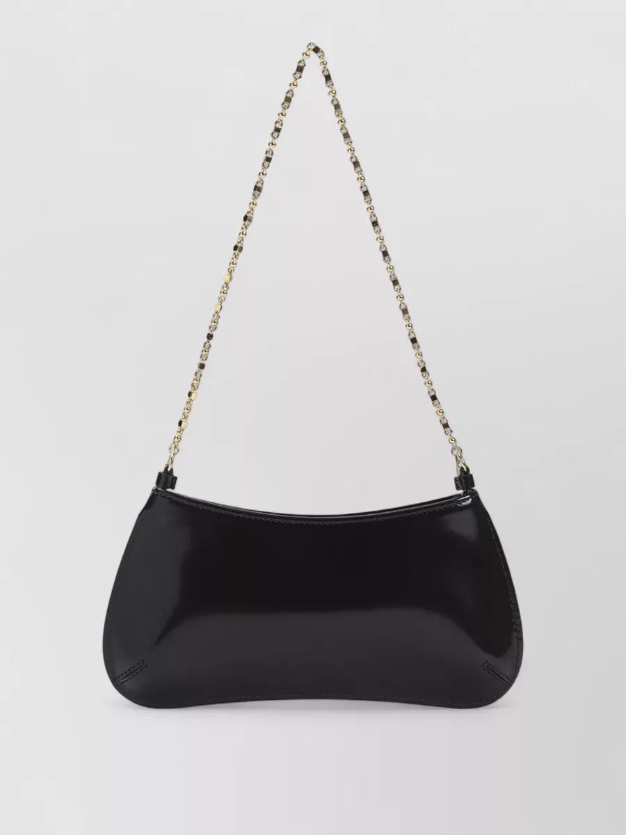Jacquemus le bisou mini leather chain-strap shoulder bag