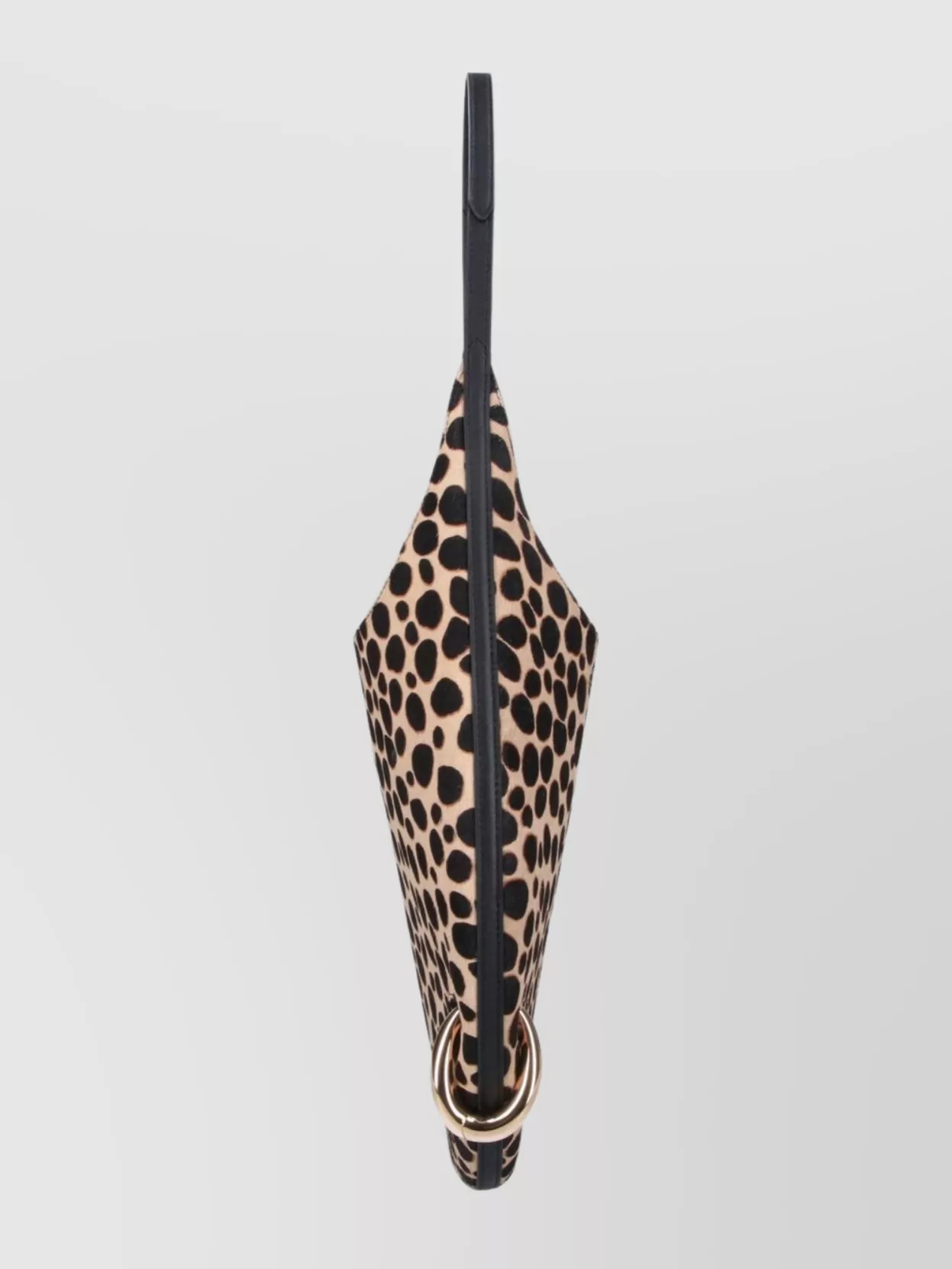 Tory Burch Circular Animal Print Shoulder Bag With Handle