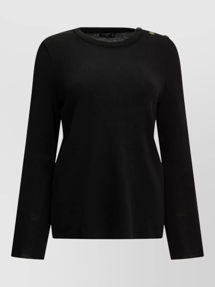 Saint James wool knit sweatshirt