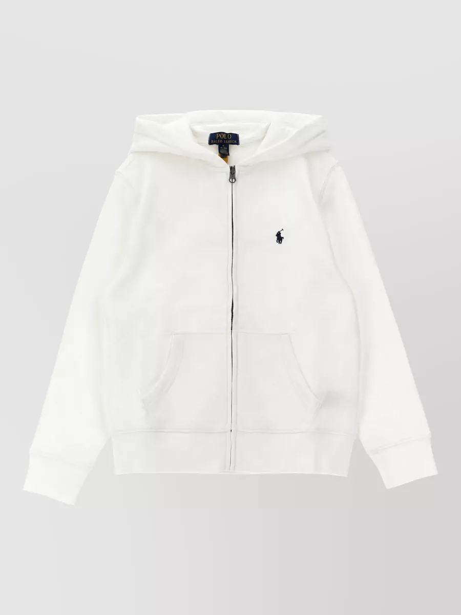 Polo Ralph Lauren ribbed zipped hoodie