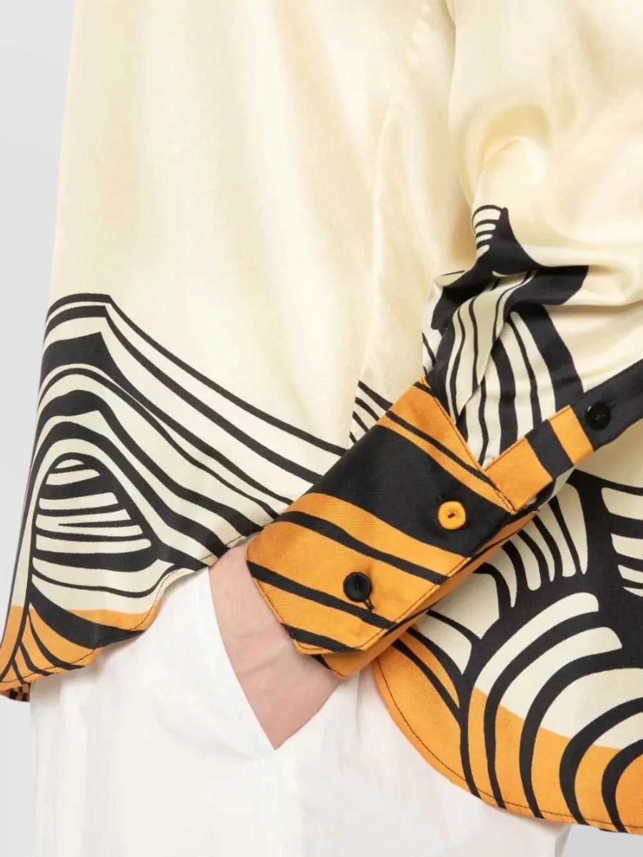 Raquel Diniz Silk Oversized Printed Shirt