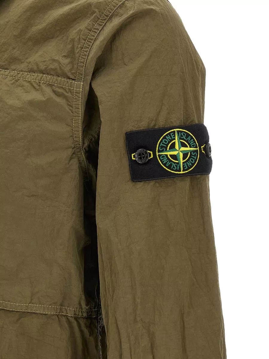Stone Island Nylon Zip Overshirt Jacket