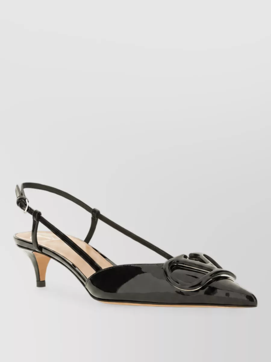 Valentino Garavani patent leather mules