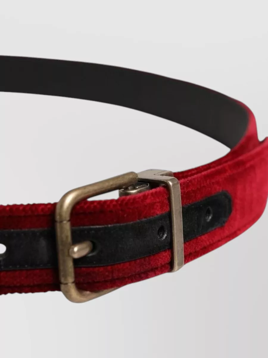 Dolce&Gabbana Velvet Belt