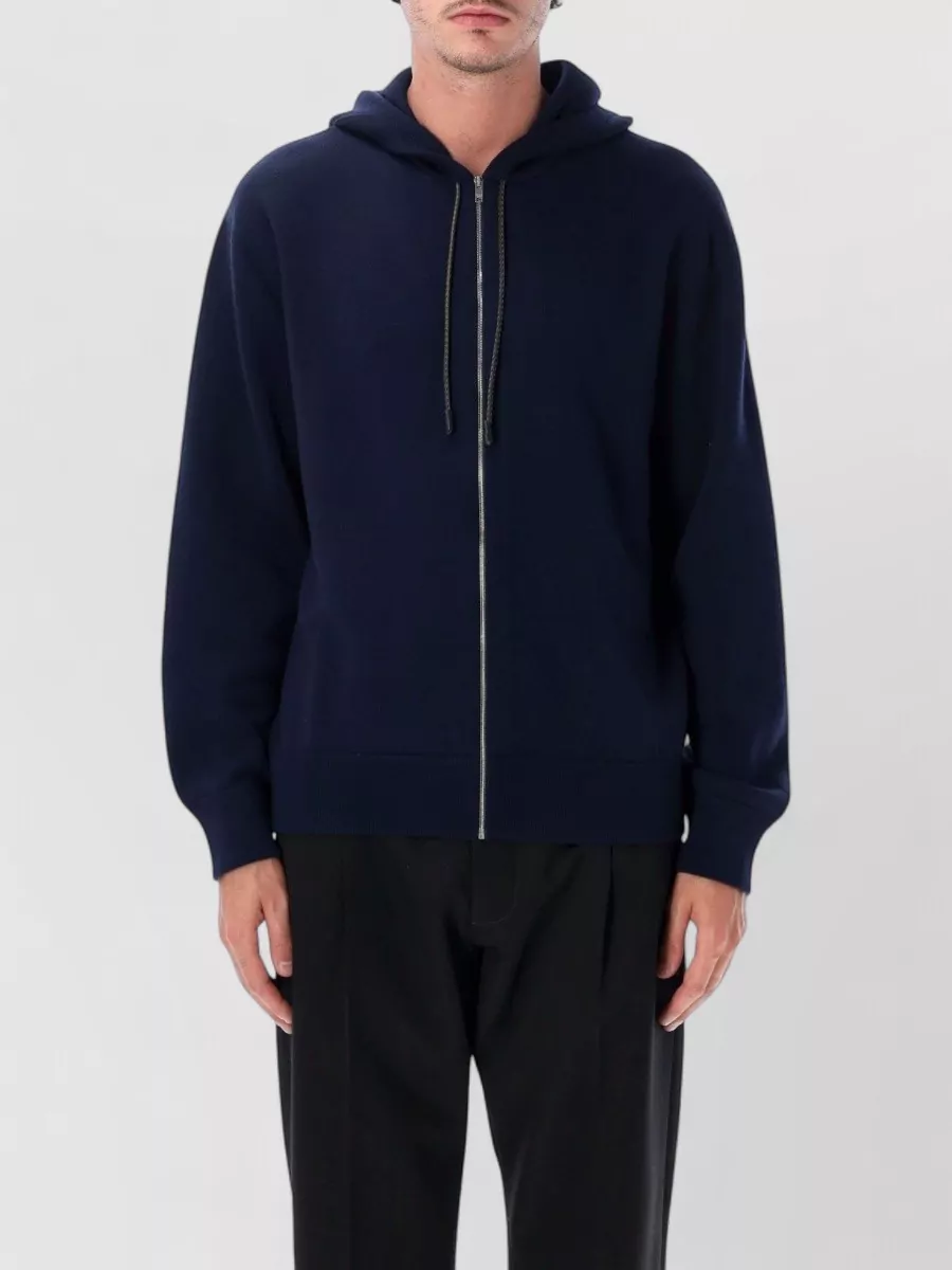 Bottega Veneta wool zip hooded jacket