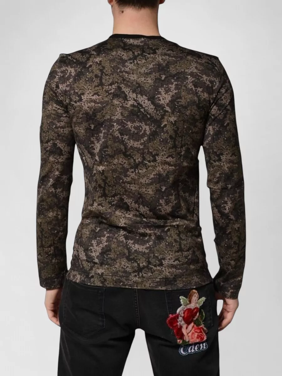Dolce&Gabbana Camouflage Long-Sleeve T-Shirt