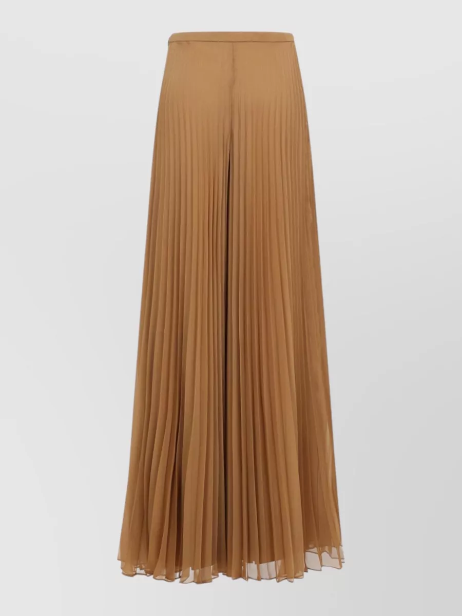 Max Mara pleated high-rise wide-leg trousers