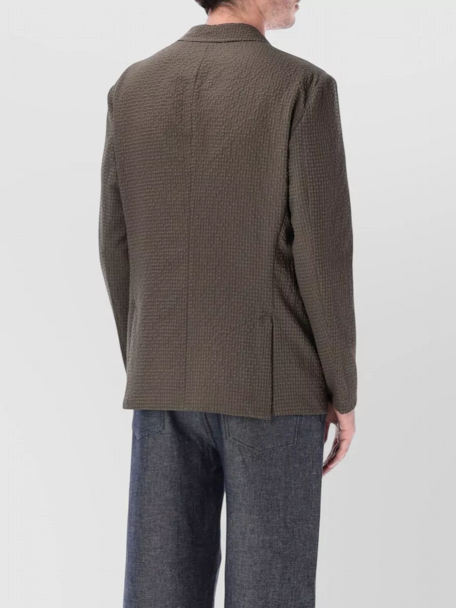 Emporio Armani Seersucker Blazer