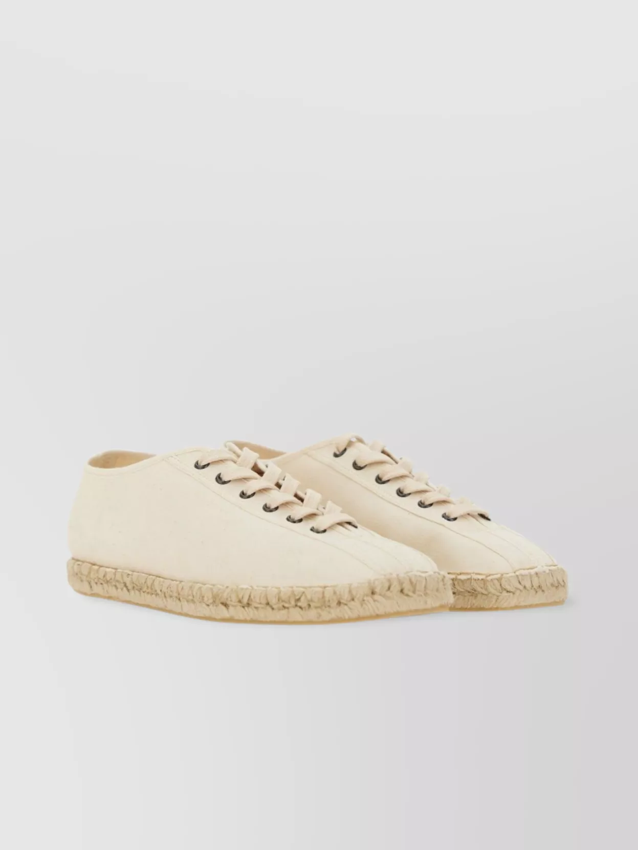Lemaire Canvas Espadrilles Round Toe