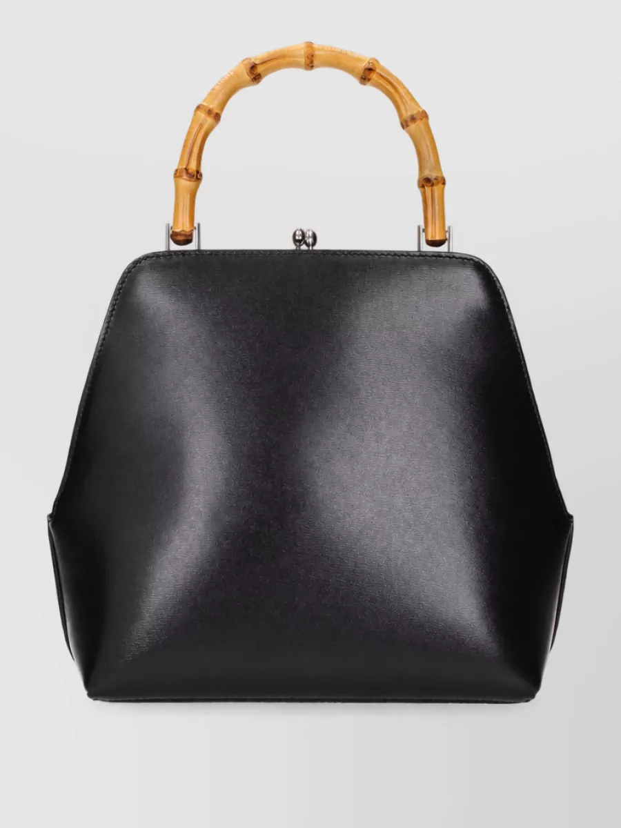 Jil Sander Goji Leather Clutch Bag