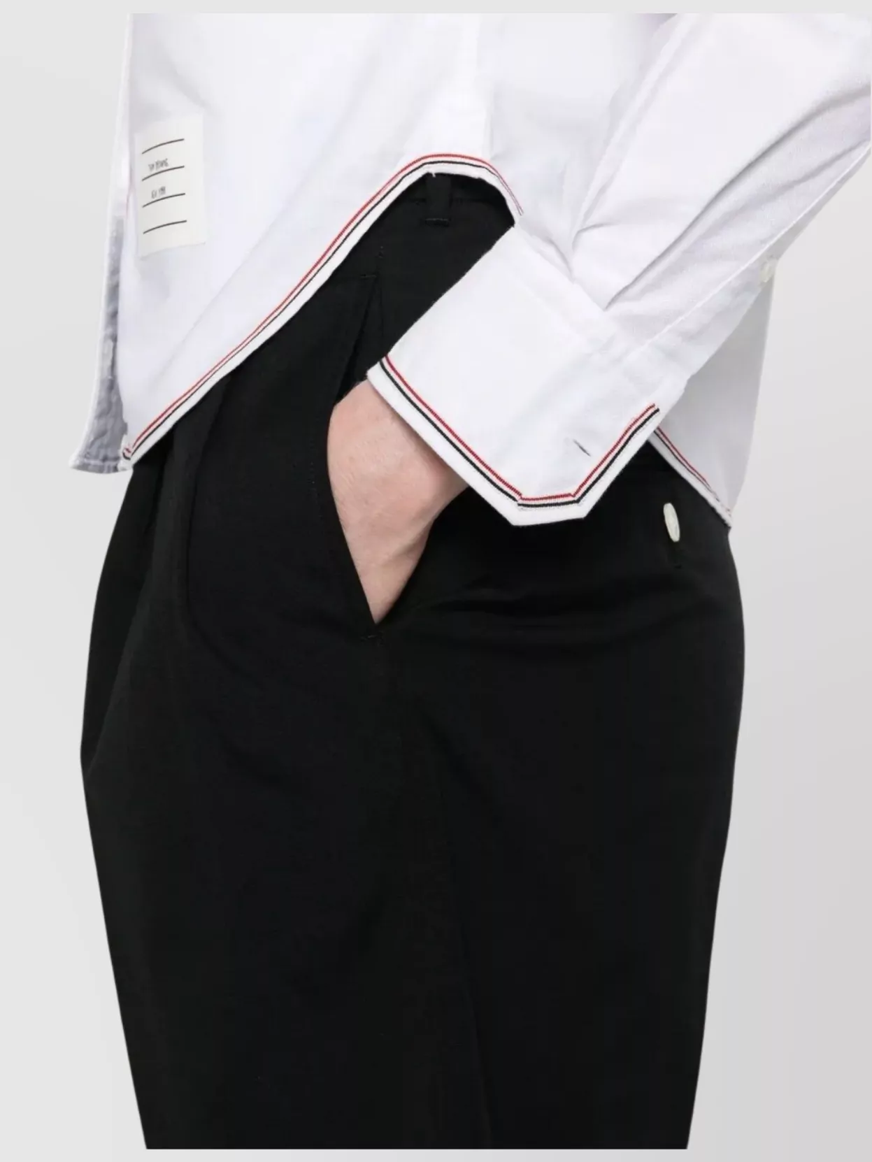 Thom Browne High Waisted Pleated Shorts