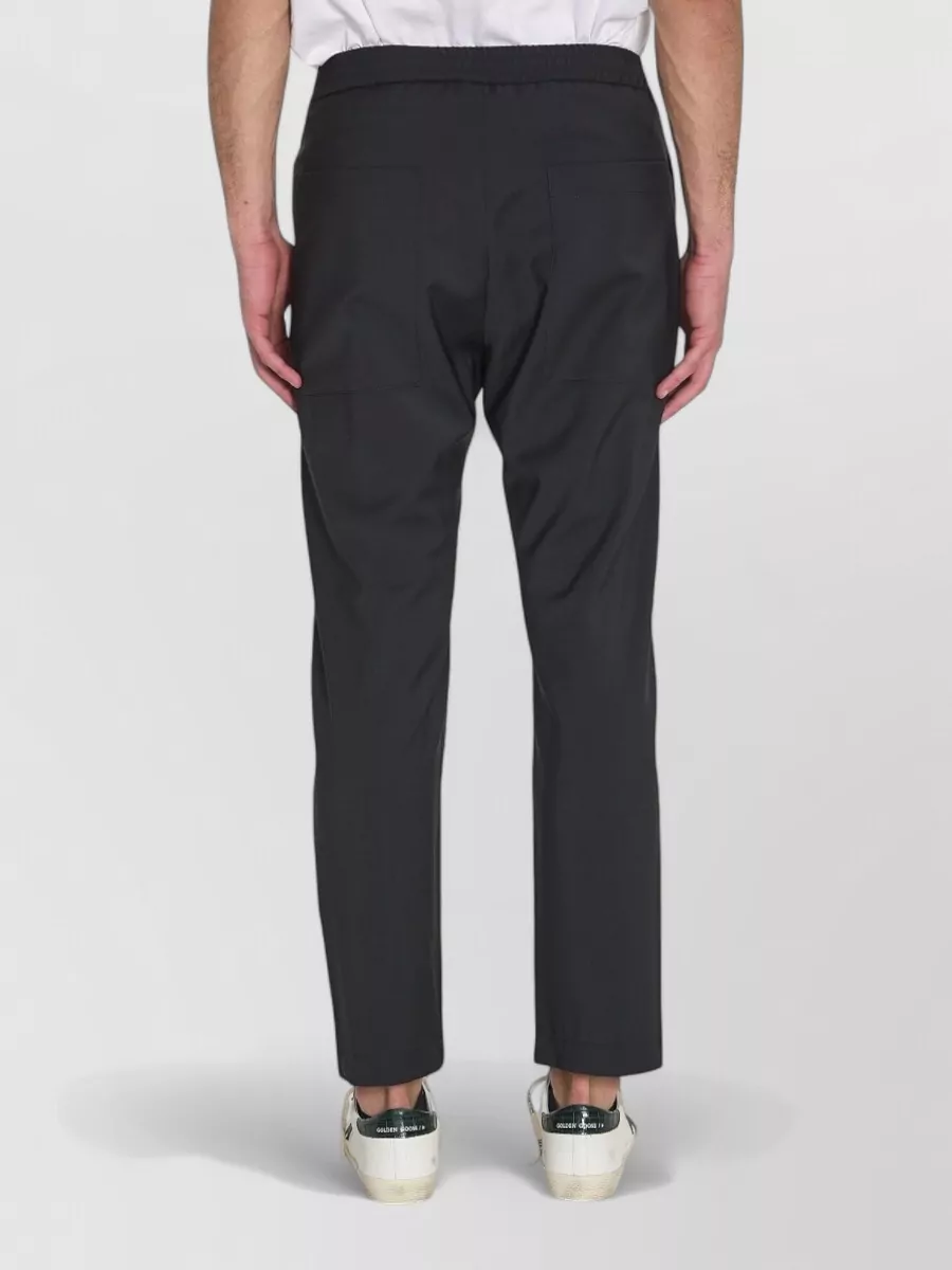 Barena Virgin Wool Low-Rise Straight-Leg Trousers