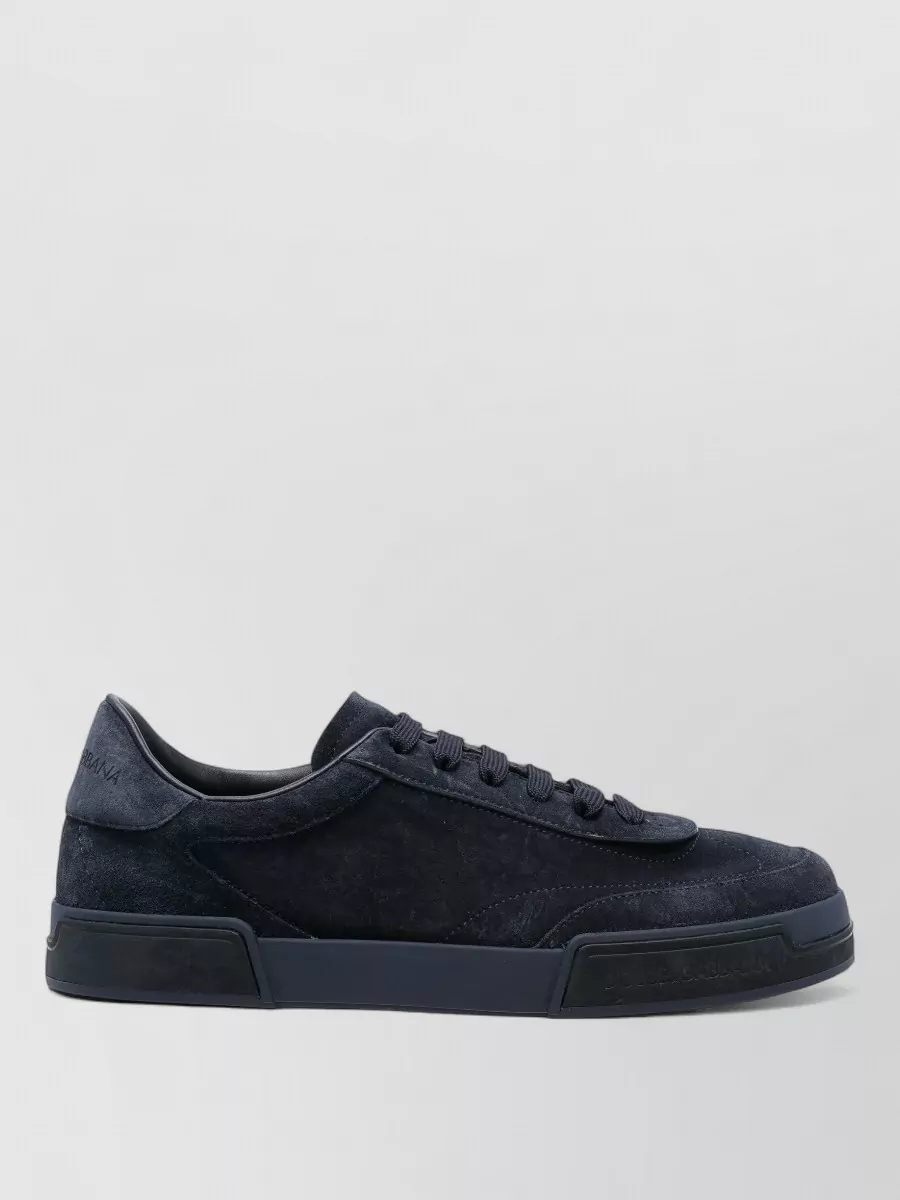 Dolce&Gabbana Portofino Sneakers Round Toe Rubber Sole