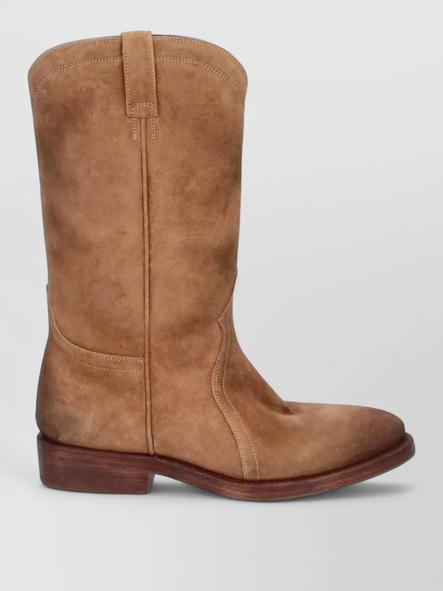 Jil Sander Suede Ankle Boots