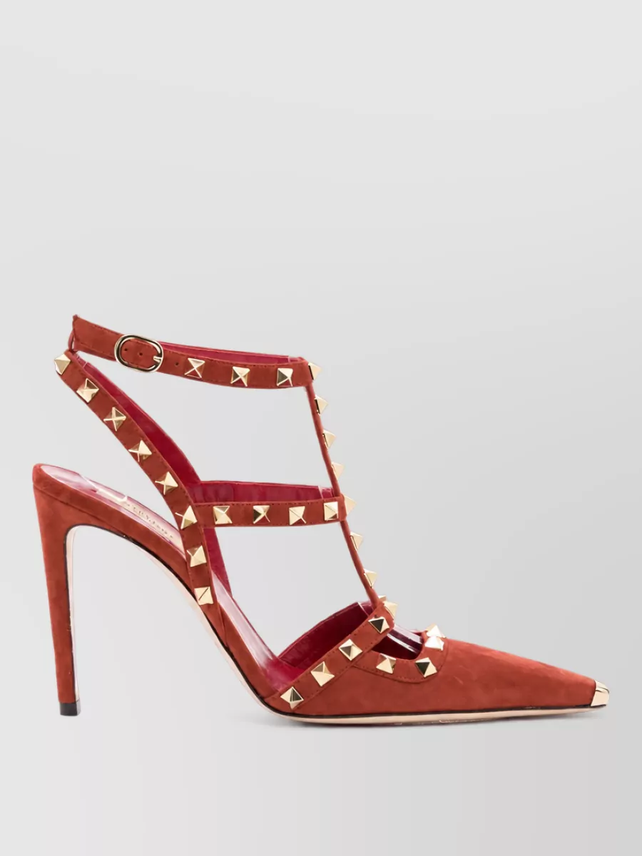 Valentino Garavani suede rockstud pumps