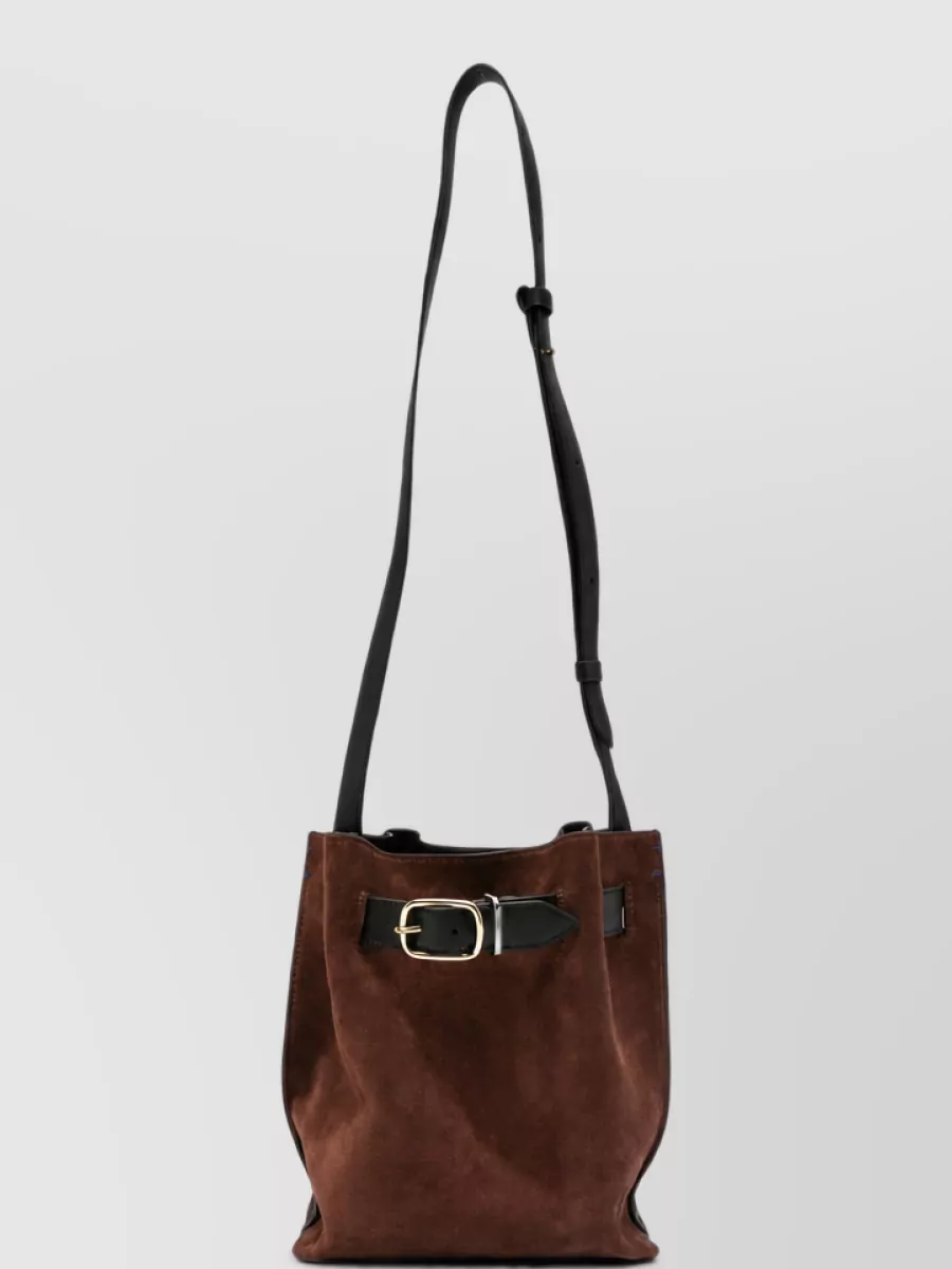 Paul Smith suede leather bucket bag