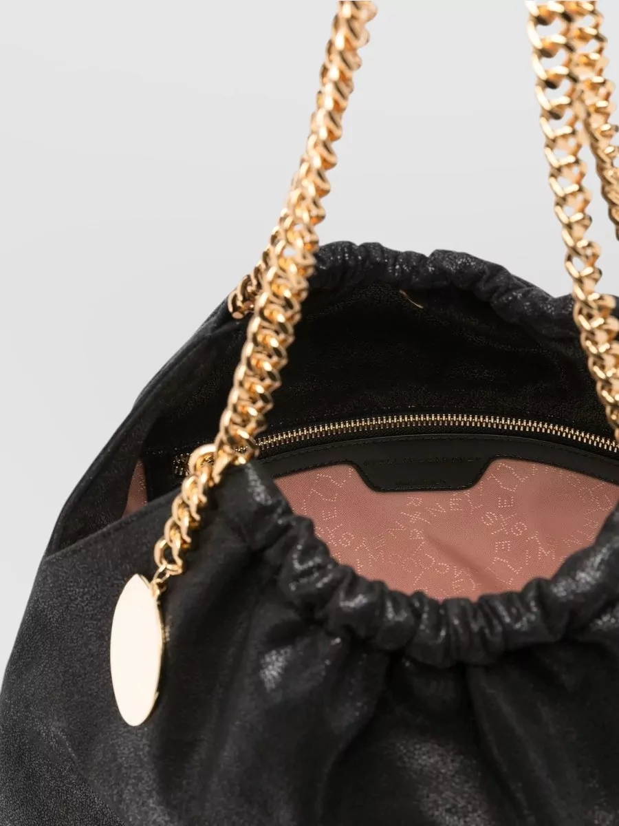 Stella Mccartney Medium Drawstring Bag Chain Strap