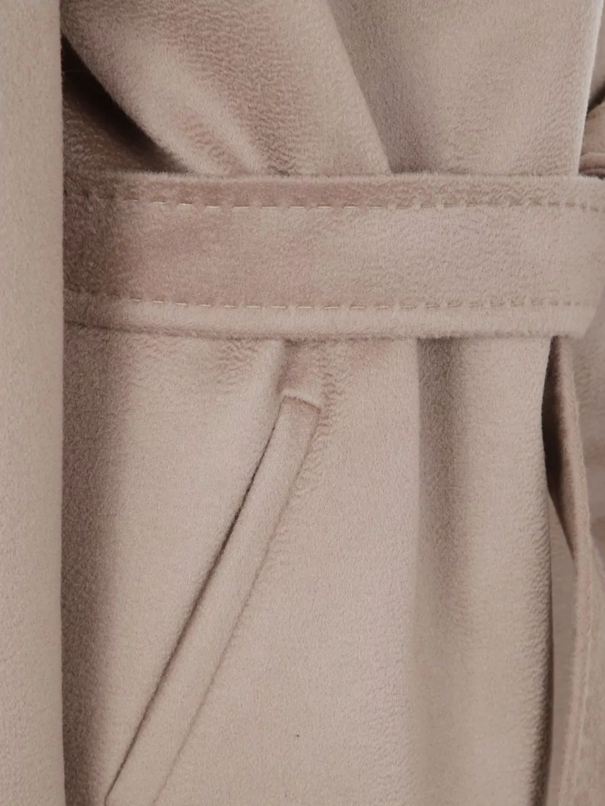 S Max Mara Hooded Belted "Newmang" Coat