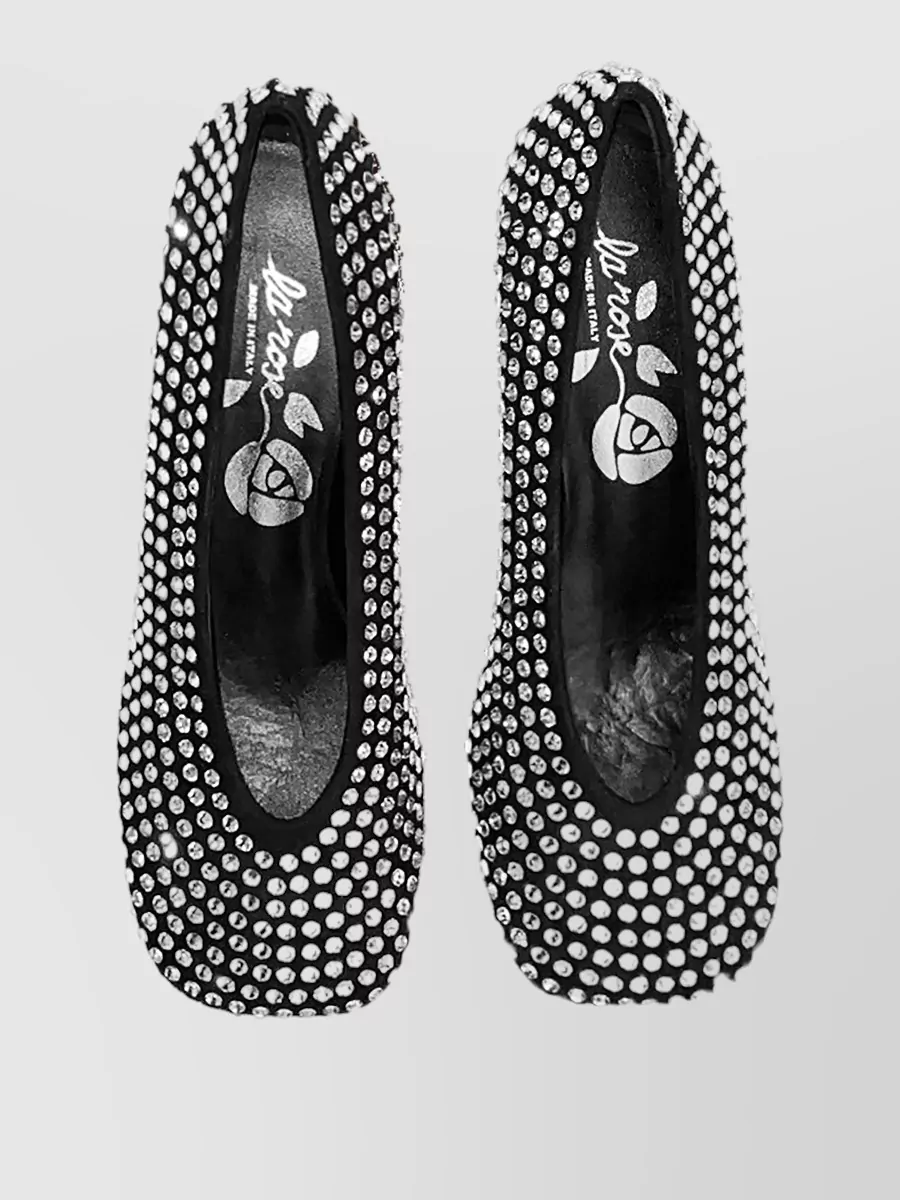 La Rose Crystal-Embellished Pumps