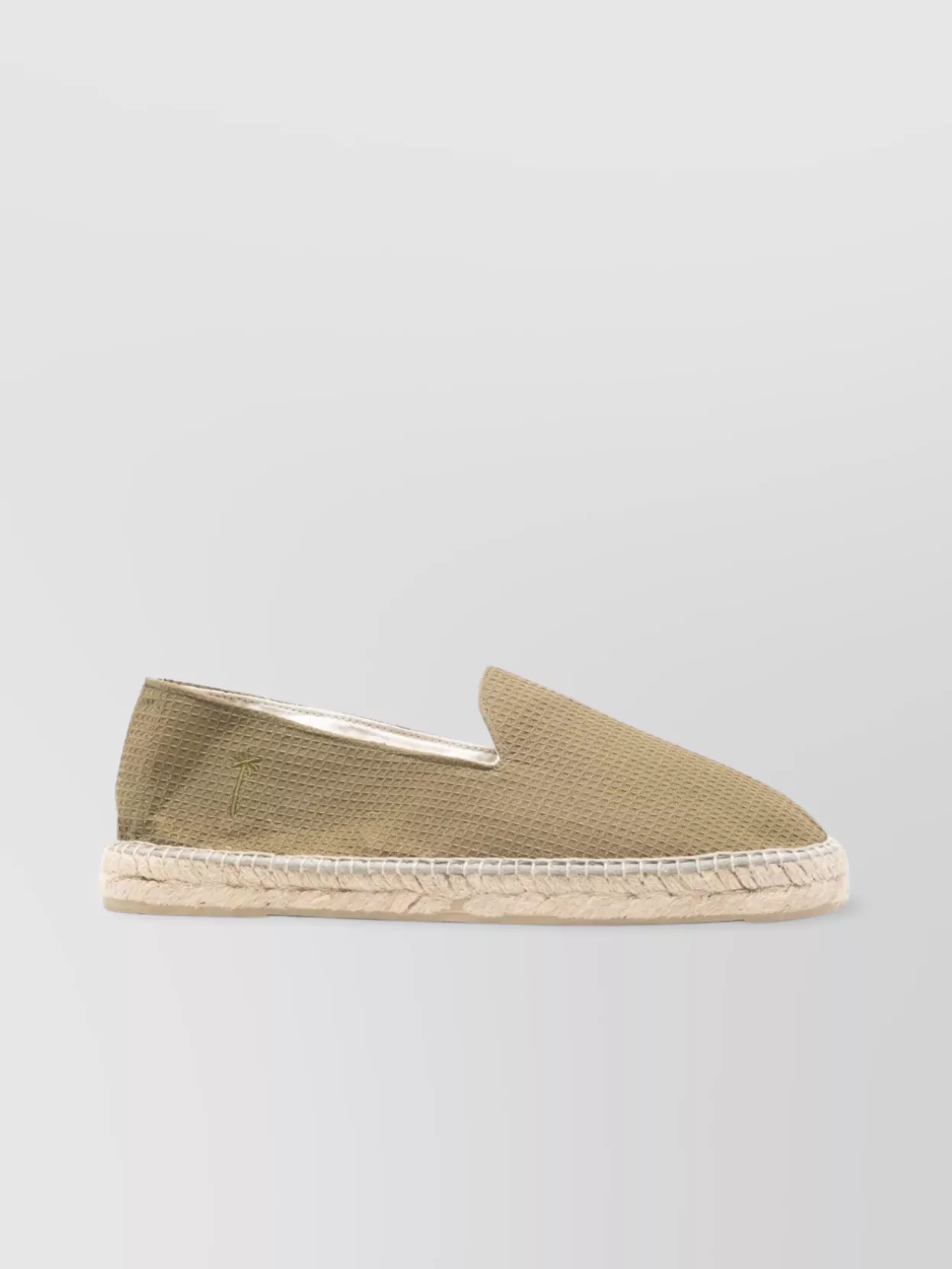 Manebi Sydney Textured Fabric Round Toe Espadrilles