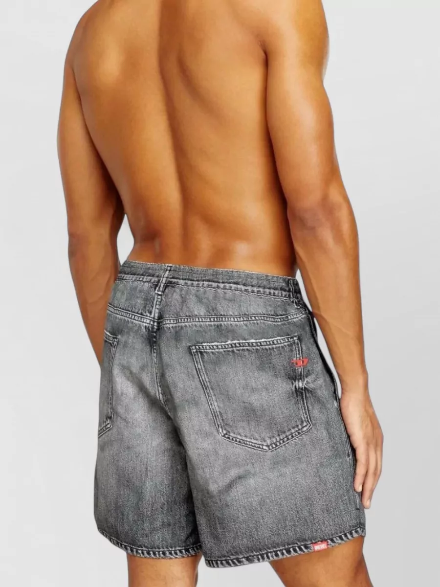 Diesel Denim-Effect Chino Shorts